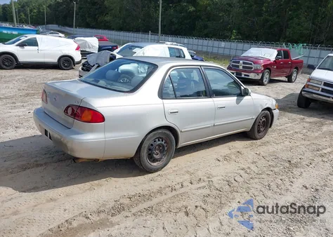 2002 Toyota Corolla Le from USA, damaged, VIN 1NXBR12E32Z574449